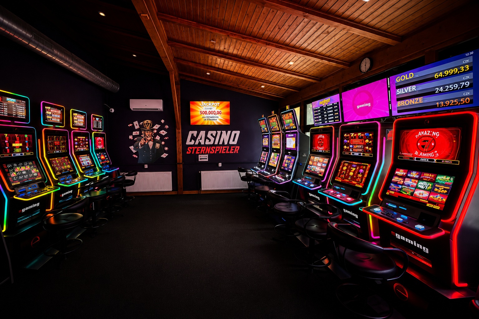Spielautomaten im Casino Sternspieler